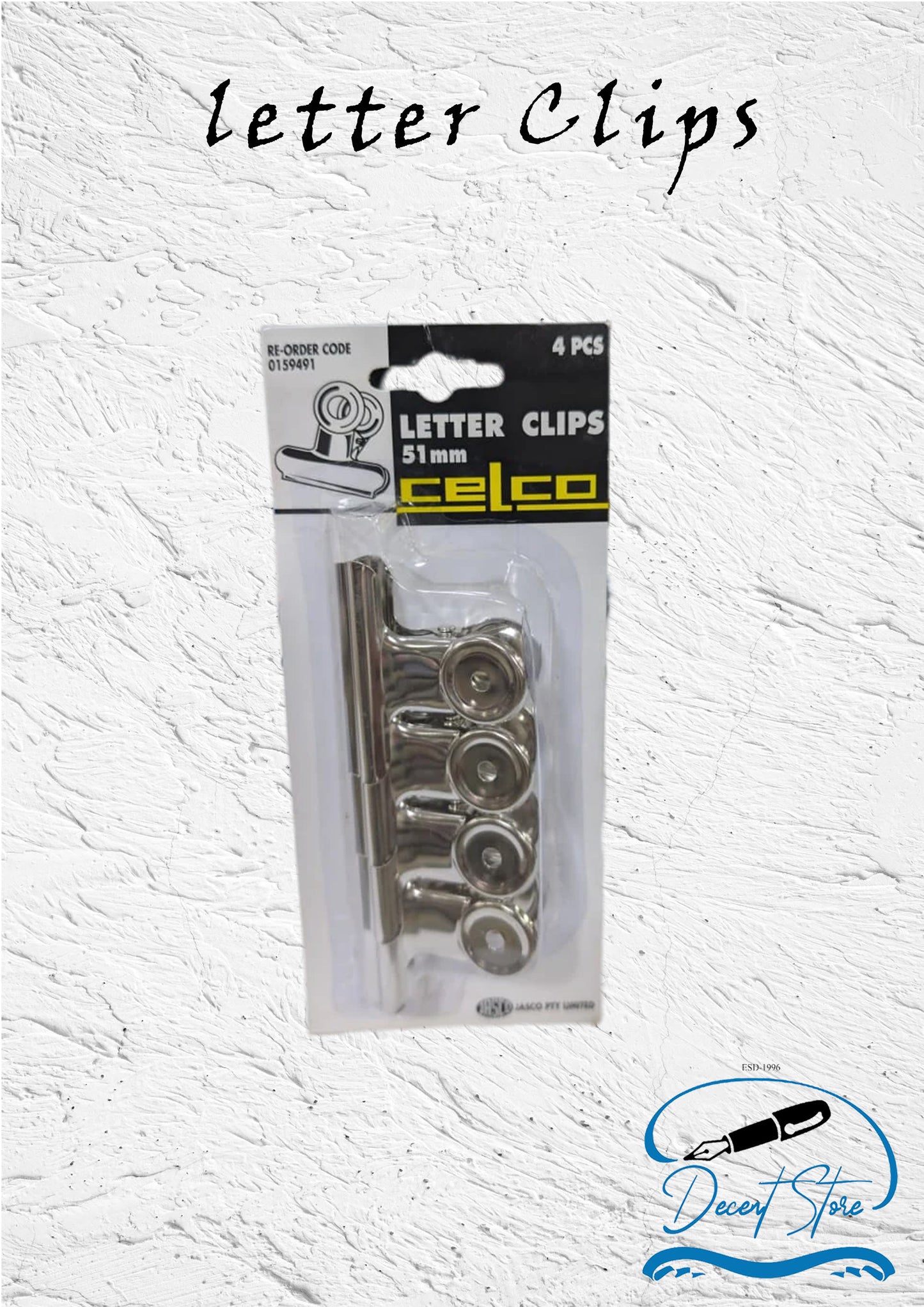 Celco Letter Clips 51mm