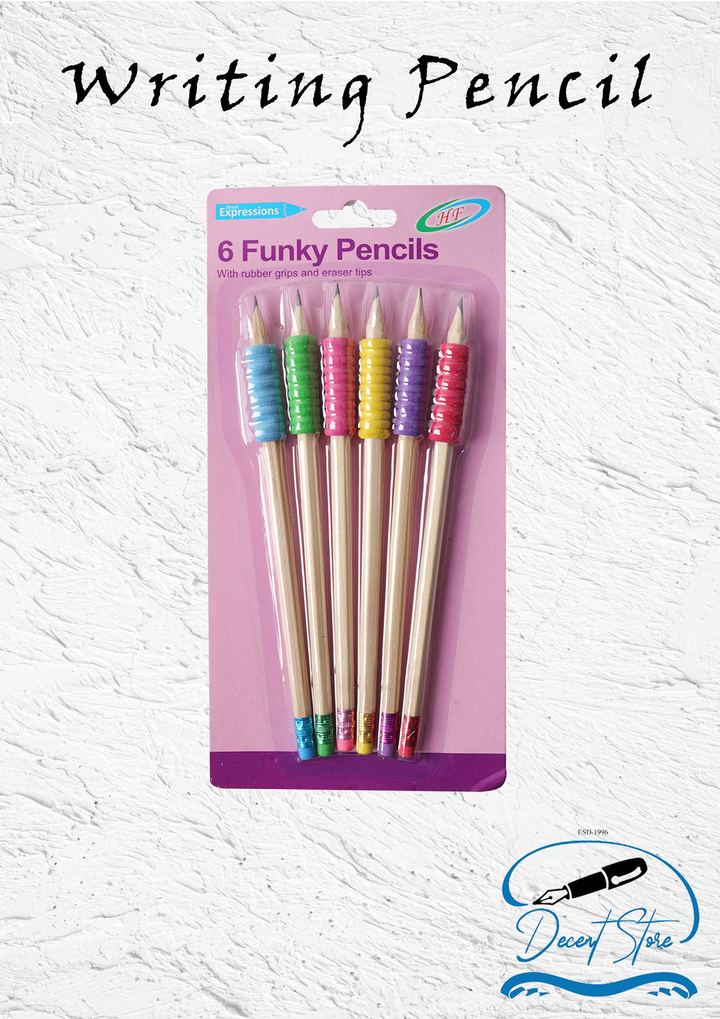 Fancy Writing Pencil with Grip 9320