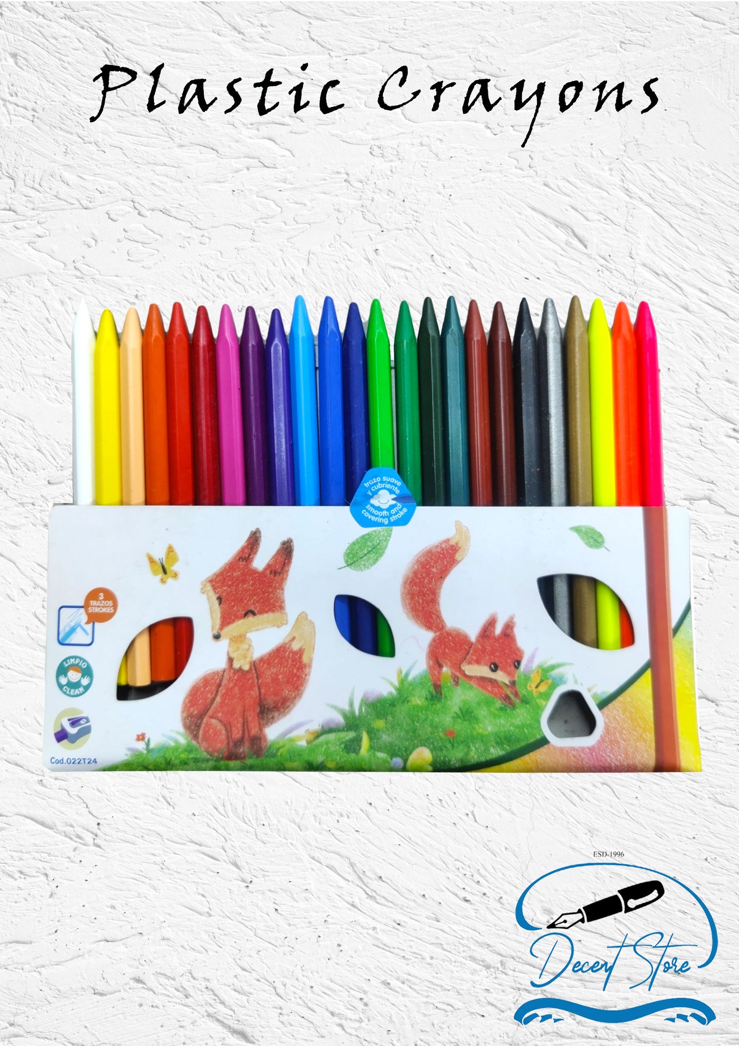 Milan Plastic Crayons 022T24