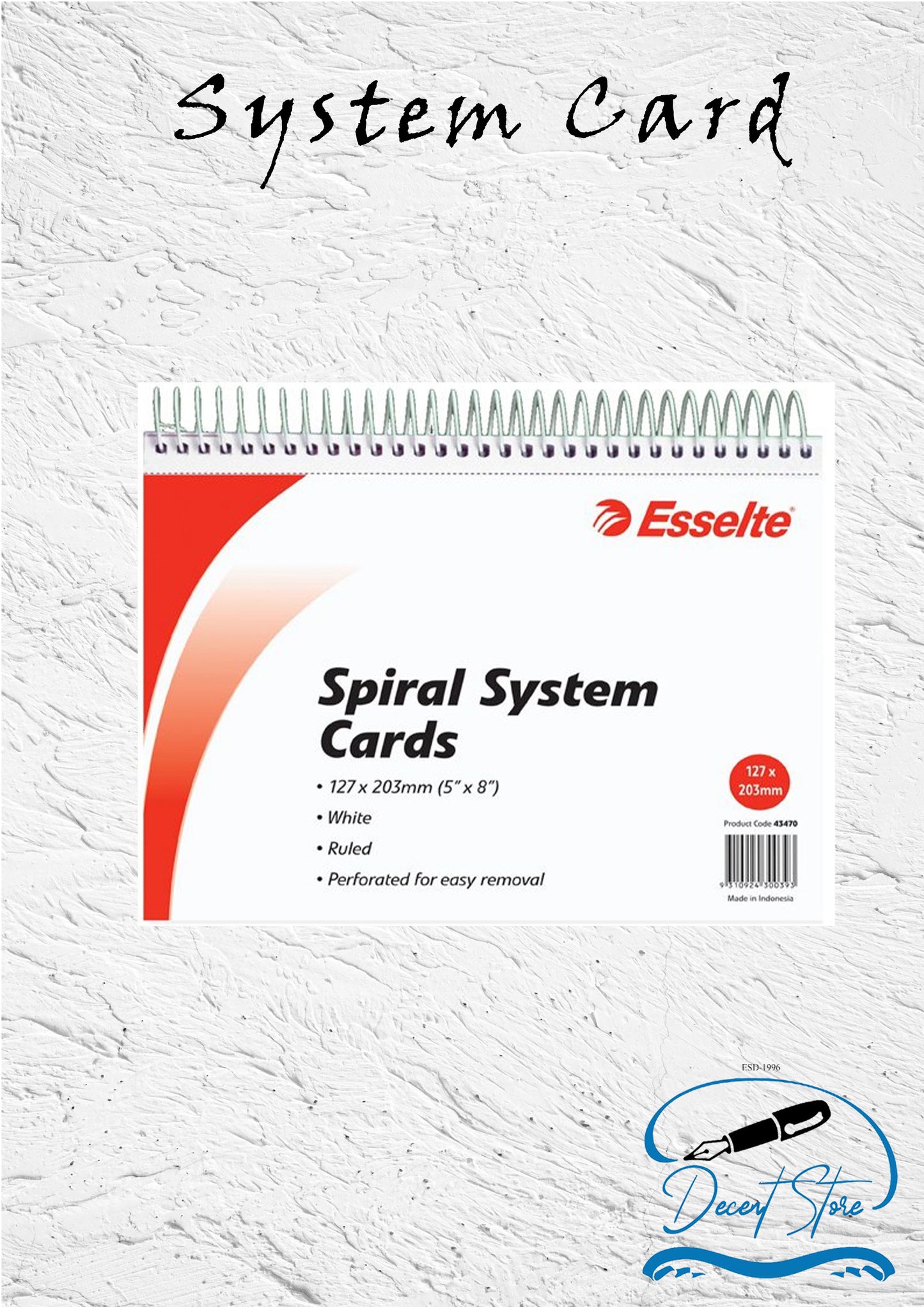 Spiral System Card 43470