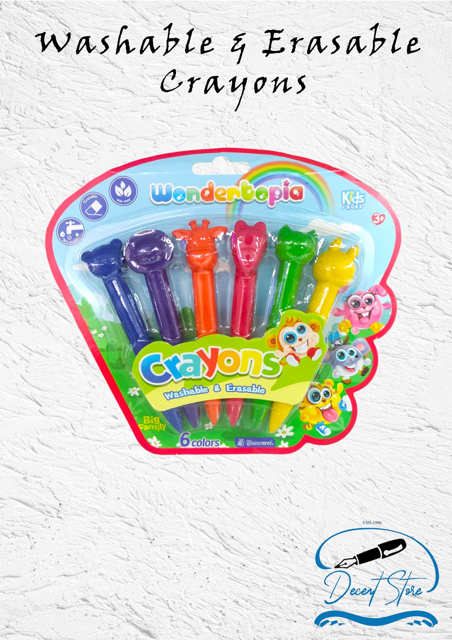 Crayons Washable by Wondertopia