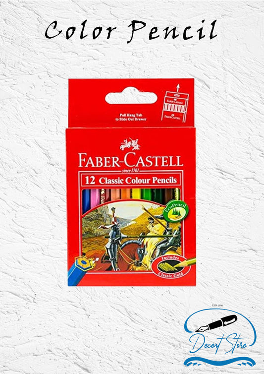 Faber Castell 12 Colour Pencil Half Size