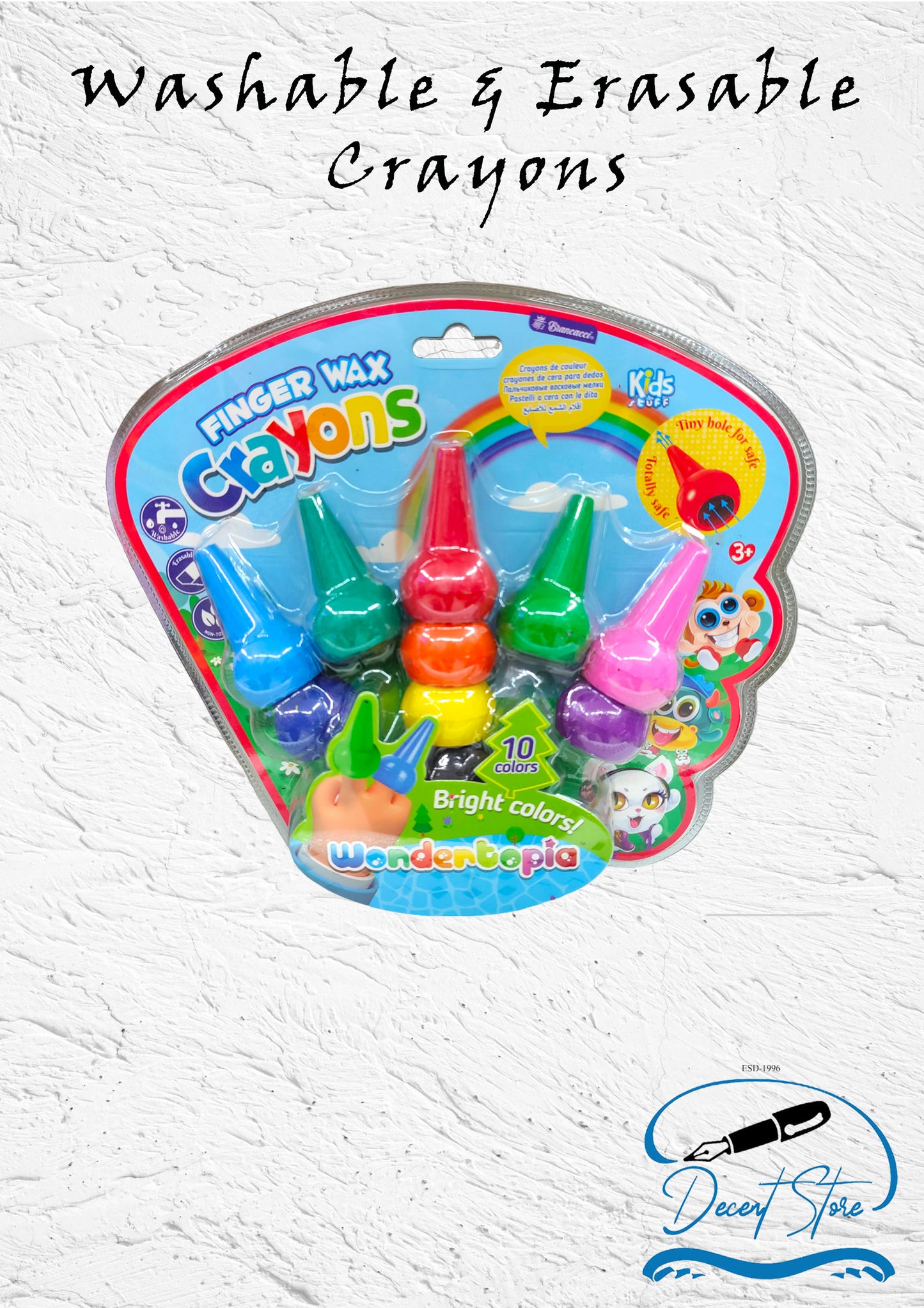 Finger Wax Crayons by Wondertopia
