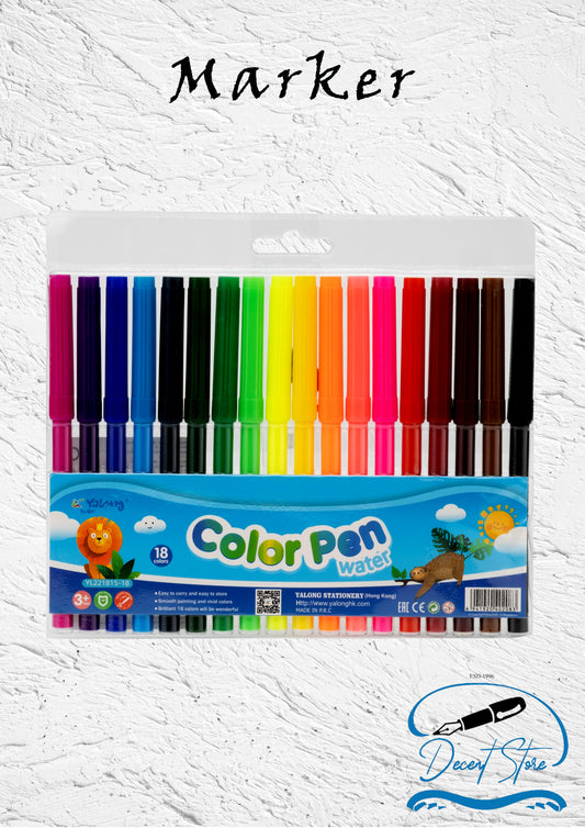 Yalong Colour Marker YL221815-18