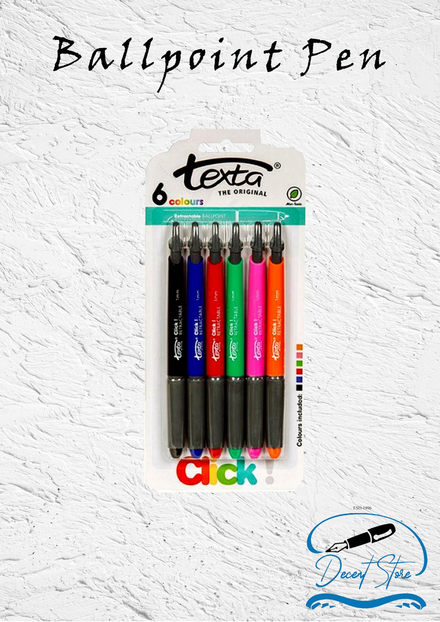 Texta 6 Ball Pen Set
