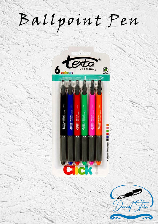 Texta 6 Ball Pen Set