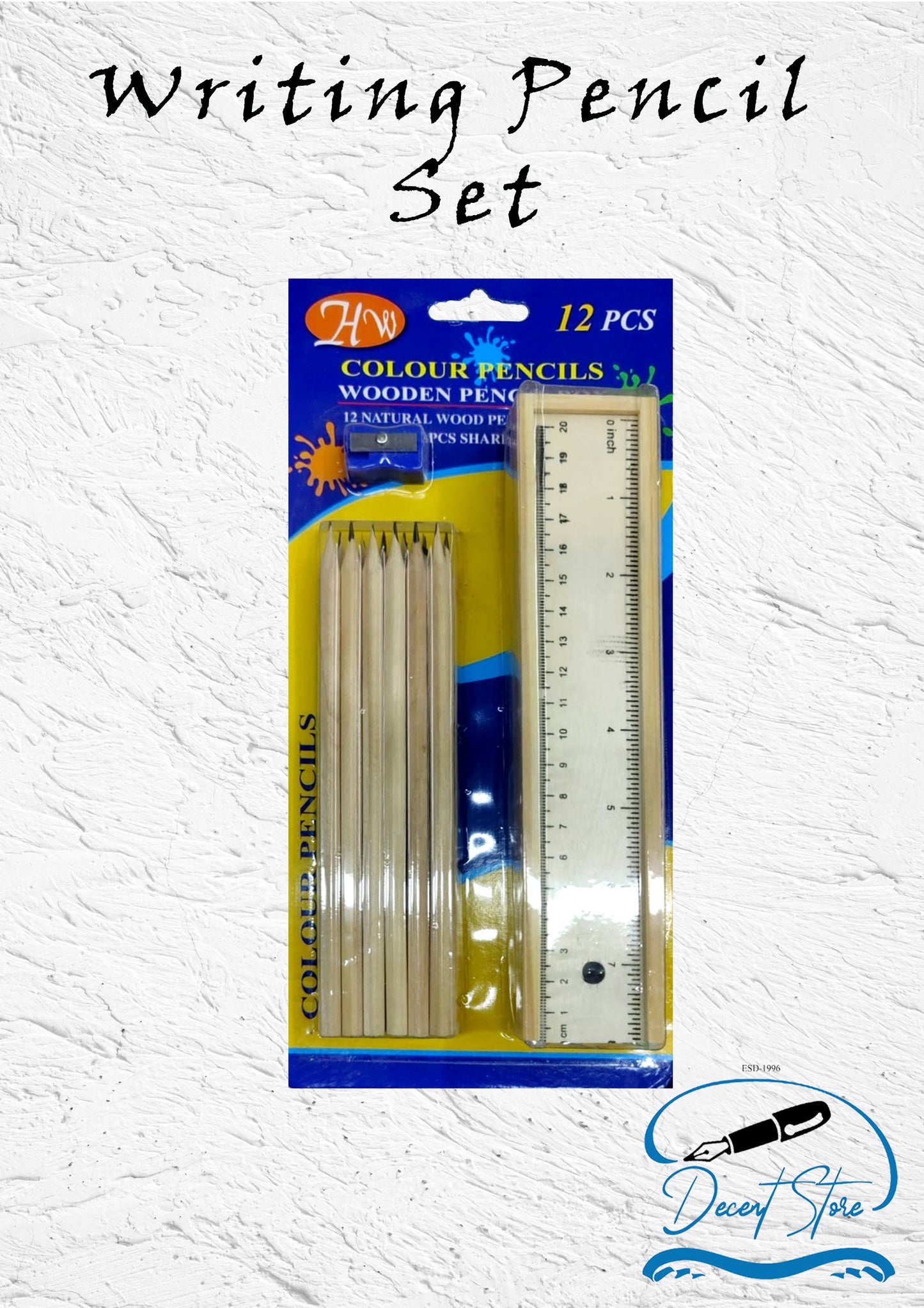 Wooden Writing Pencil with Box 3307